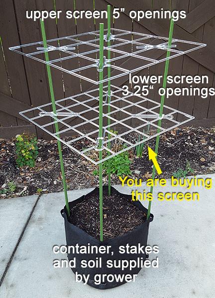 Primary Screen - 3.25" openings