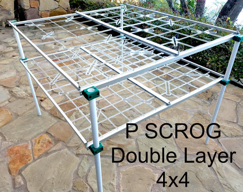P SCROG Double Layer 4x4 Kit w/Leg Clamps (SAVE 10%)